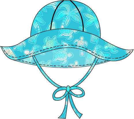 Kids UPF50+ Floppy Summer Sun Hat