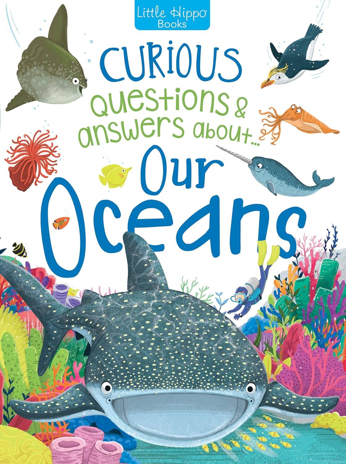Curious Questions and Answers About Our Oceans Hardcover Book