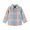 Boys Baby Plaid Buttondown & Pants Set