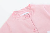 Pink Knit Easter Bunny Cardigan