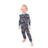 Night Forest Bamboo Long Sleeve Kids Pajama Pants Set