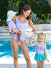 Magical Mermaid Long Sleeve One Piece Rash Guard