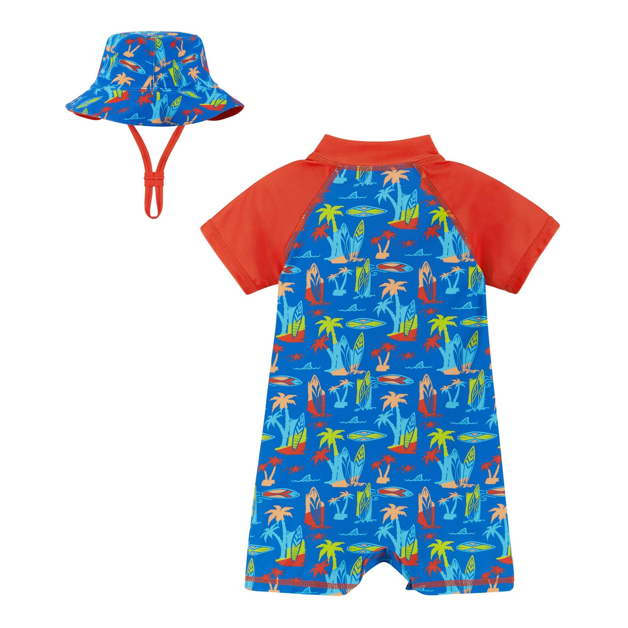 Blue Surf Baby Rash guard Set