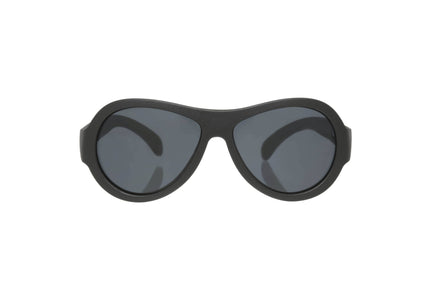 Jet Black Baby and Kid Aviator Kids Sunglasses