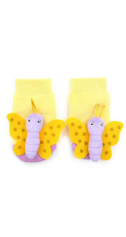 Butterfly Boogie Toes Rattle Socks