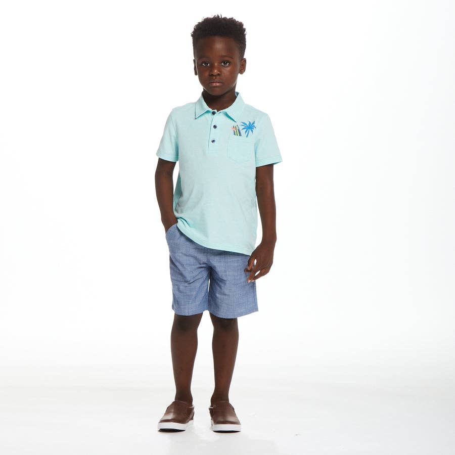 Polo Set - Aqua Surf