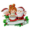 Santa & Mrs Claus Family Personalized Christmas Ornament