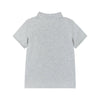 Boys Toddler Gray Dino Playful Pocket Polo Shirt