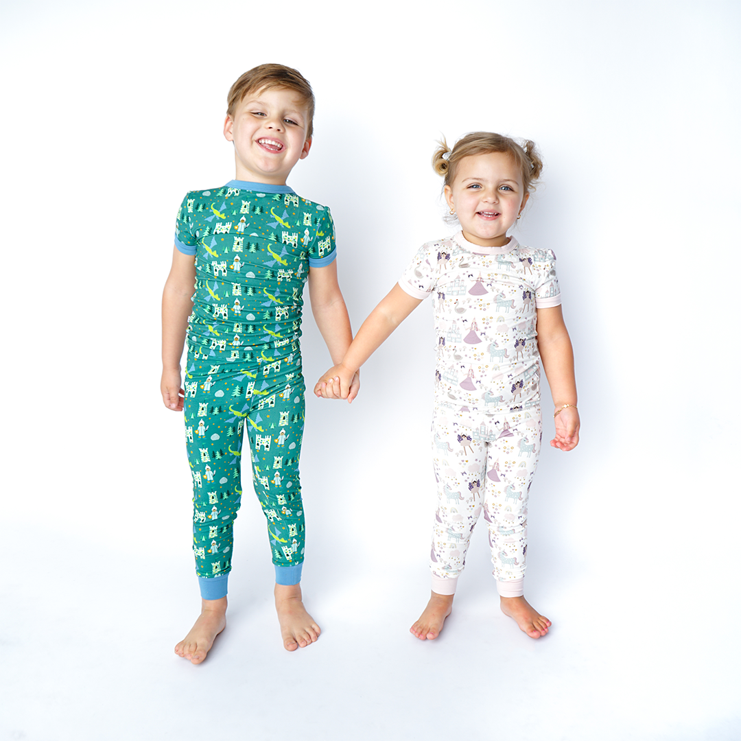 Ever After Bamboo Short Sleeve Kids Pajamas