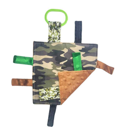 Crinkle Tag Sensory Toy-Army Camouflage