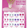 30 Pairs Ballerina Stick On Earrings