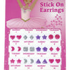 30 Pairs Ballerina Stick On Earrings