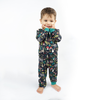 Night Forest Bamboo Long Sleeve Kids Pajama Pants Set