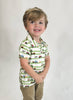 Farm Stripes Bamboo SS Polo Shirt
