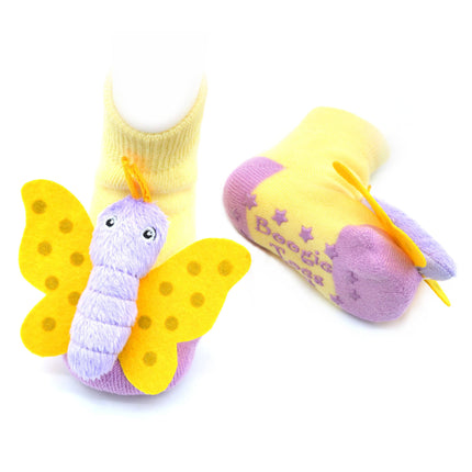 Butterfly Boogie Toes Rattle Socks