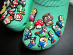 Cartoon Super Mario Shoe Charms