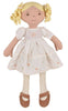 Priscy is a soft doll toy and is wearing a beautiful cream all-natural linen cream dress with matching brown shoes stripy cream tights and cream hair ribbons. Priscy's dress is removable for easy cleaning or you could dress her up in a different outfit for a special occasion. Size 16.5 in Age Recommendation: 0+ months Dress - 70% Cotton 30% Flax Skin and Hair - 100% Cotton Single Jersey Legs - 100% Cotton Printed Single Jersey Filling: 100% recycled PET Fibers Features: Soft body doll with plush hair, and e
