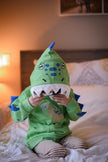 Spiky Dino Toddler and Kids 3D Hoodie