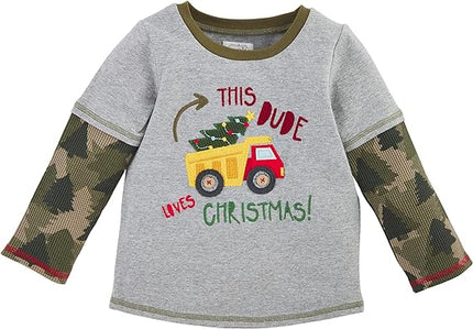 Christmas Dude Contruction Tee