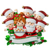 Santa & Mrs Claus Family Personalized Christmas Ornament