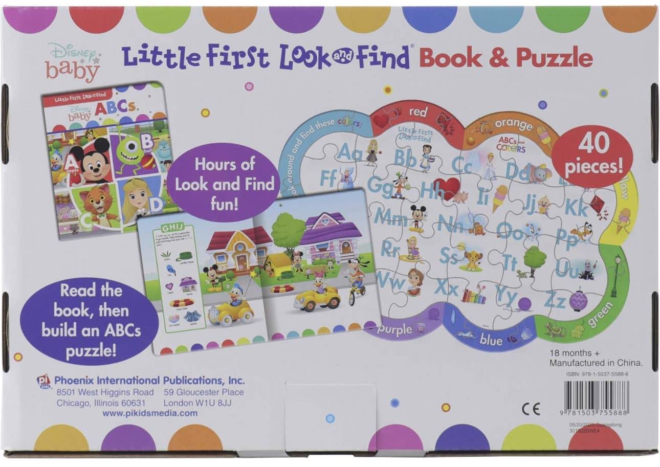 Disney Baby Book and Puzzle