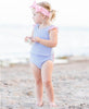 Pink Polka Dot Swim Bow Headband