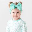 Vintage Aqua Swim Bow Headband