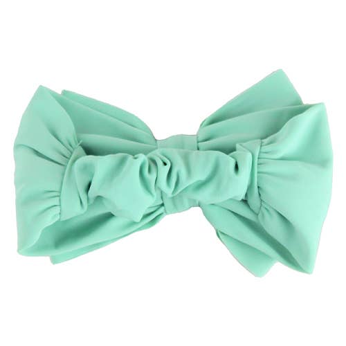 Vintage Aqua Swim Bow Headband