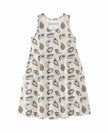 Oysters Bamboo Sleeveless Pocket Dress