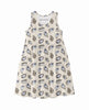 Oysters Bamboo Sleeveless Pocket Dress