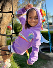 Purple Rainbow Unicorn 3D Hoodie