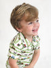 Farm Stripes Bamboo SS Polo Shirt