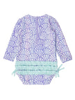 Magical Mermaid Long Sleeve One Piece Rash Guard