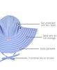 Periwinkle Blue Swim Hat