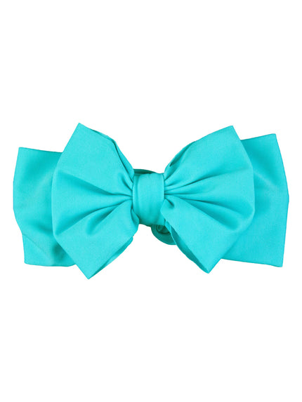 Bright Aqua Swim Bow Headband