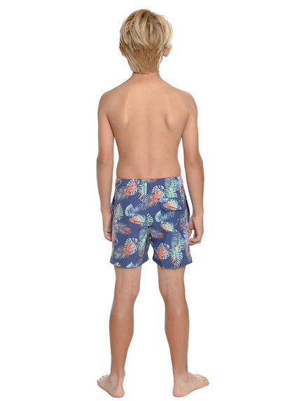 Boy's printed swim shorts