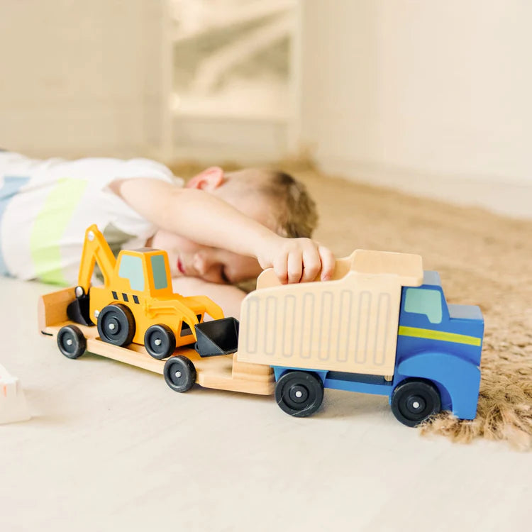 Classic Toy Dump Truck & Loader