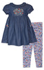 Embroidered Denim Children's Outfit