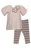 Picot Flower Children's Outfit