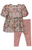 Floral Eyelet Children's Outfit