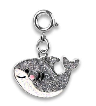 Glitter Shark Charm