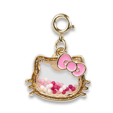 Gold Hello Kitty Shaker Charm