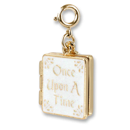 Gold Princess Book Charm