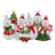 Snow Family Personalized Christmas Ornament