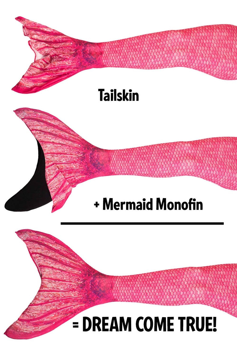 Mermaid Tail Monofin Set- Assorted