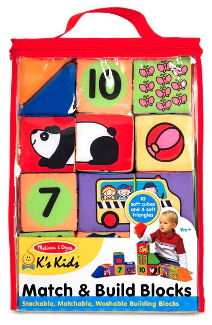 Match & Build Soft Toy Blocks