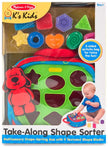 Take-Along Shape Sorter Baby and Toddler Toy