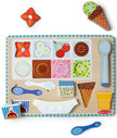 Wooden Magnetic Ice Cream Puzzle & Toy Play Set - 16 Pieces