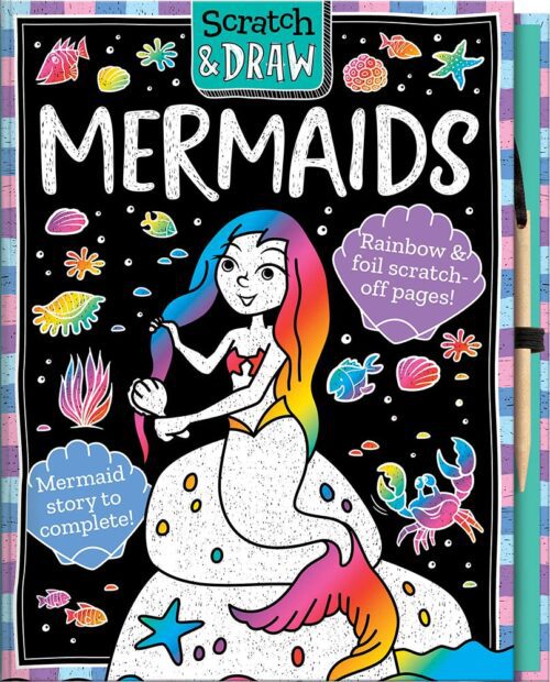 Scratch and Draw-Mermaids Activity Book