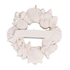 Seashell Wreath Personalized Christmas Ornament